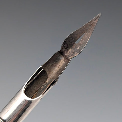 1921年 英国アンティーク 純銀製 つけペン ディップペン S Mordan